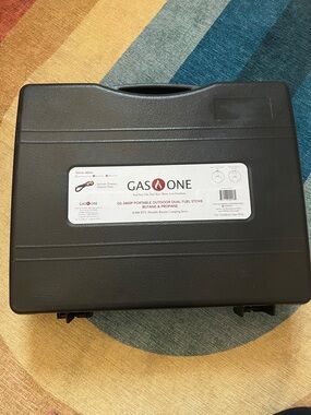 Gas One Portable Dual Fuel Stove - Black Case